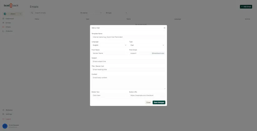 Dashboard overview